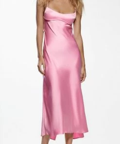 It's Juliet Maxi Dresses Pink Me Satin Dress