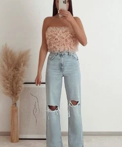 It's Juliet Pink Crop Top