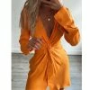 It's Juliet Sigala Orange Mini Dress Midi Dresses