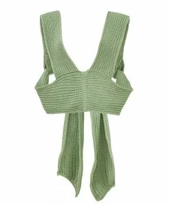 It's Juliet Birdie Knitted Crop Top TOPS