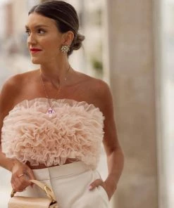 It's Juliet Pink Crop Top