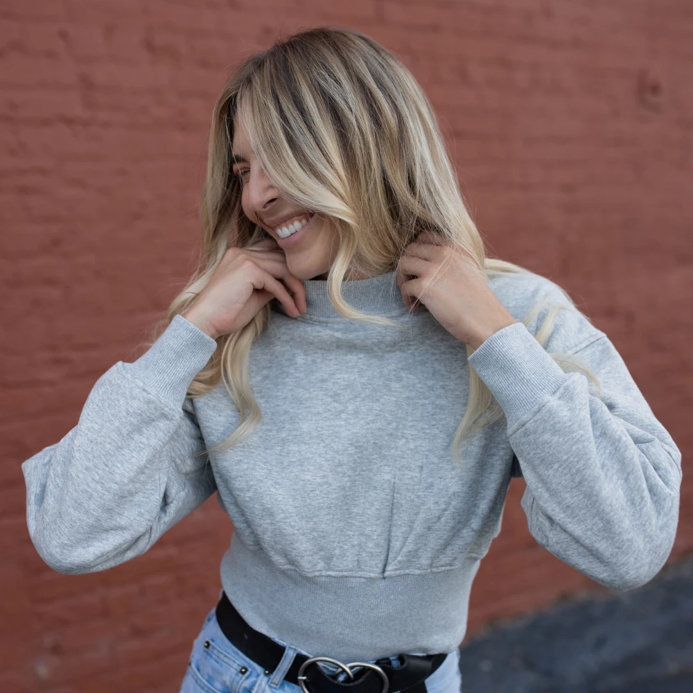 It's Juliet Fallon Puff Sleeve Sweater TOPS