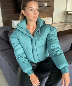 It's Juliet Chicago Cropped Puffer Jacket