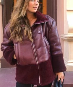It's Juliet COATS Camilla Shearling Jacket