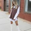It's Juliet Charlie Oversized Sweater Vest Blouses