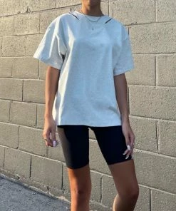 It's Juliet Dakota Light Grey T-shirt