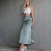 It's Juliet Elijah Satin Maxi Skirt