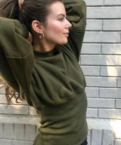 It's Juliet Fallon Puff Sleeve Sweater TOPS