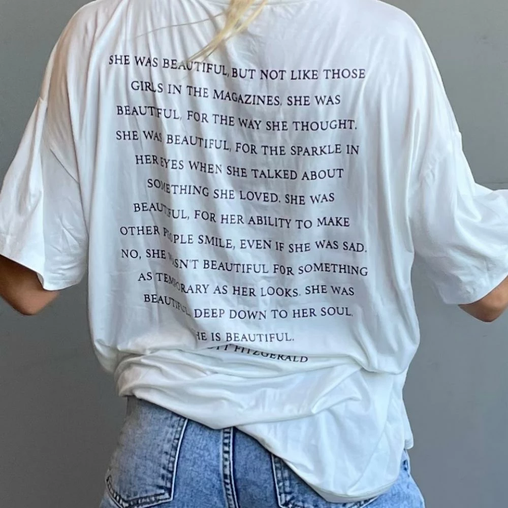 It's Juliet Ode To Love Oversized Tshirt