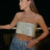 It's Juliet TOPS Sequin Crop Top