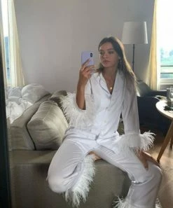 It's Juliet Colette Feather Pajama Set SETS