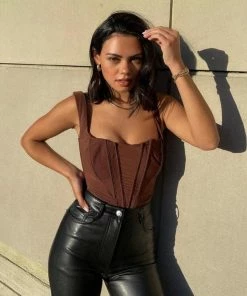 It's Juliet TOPS Avery Corset Crop Top