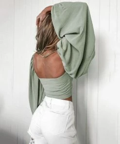 It's Juliet TOPS Alexa Wrap Crop Top